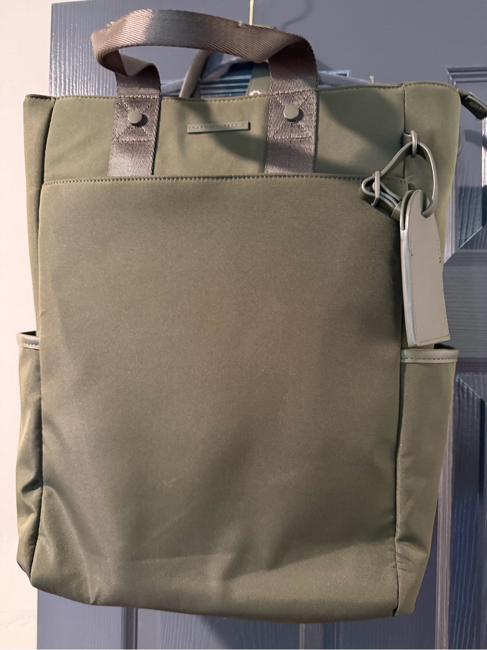 Olive Green Travel Tote Backpack by Unknown Brand